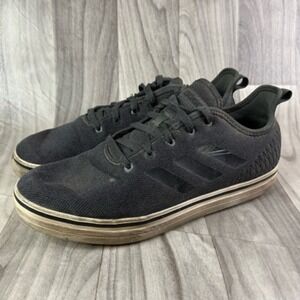 Adidas Mens True Chill Carbon Sneakers Solid Black Fabric Low Top Lace Up 9.5 M